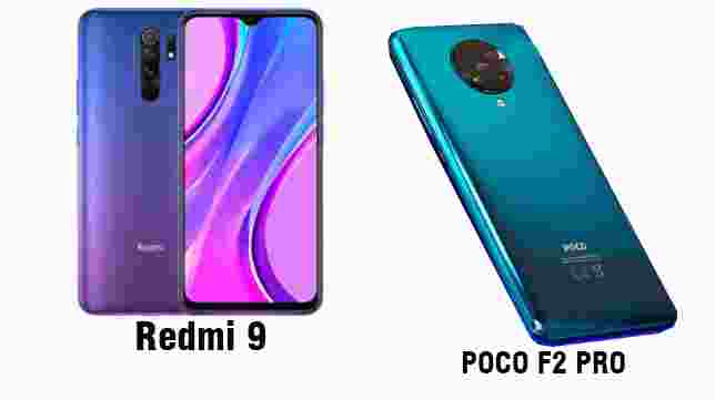 Ponsel Xiomi Anyar Redmi 9 dan POCO F2 Pro