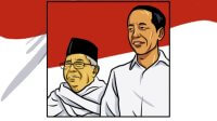Jokowi hanya tersenyum