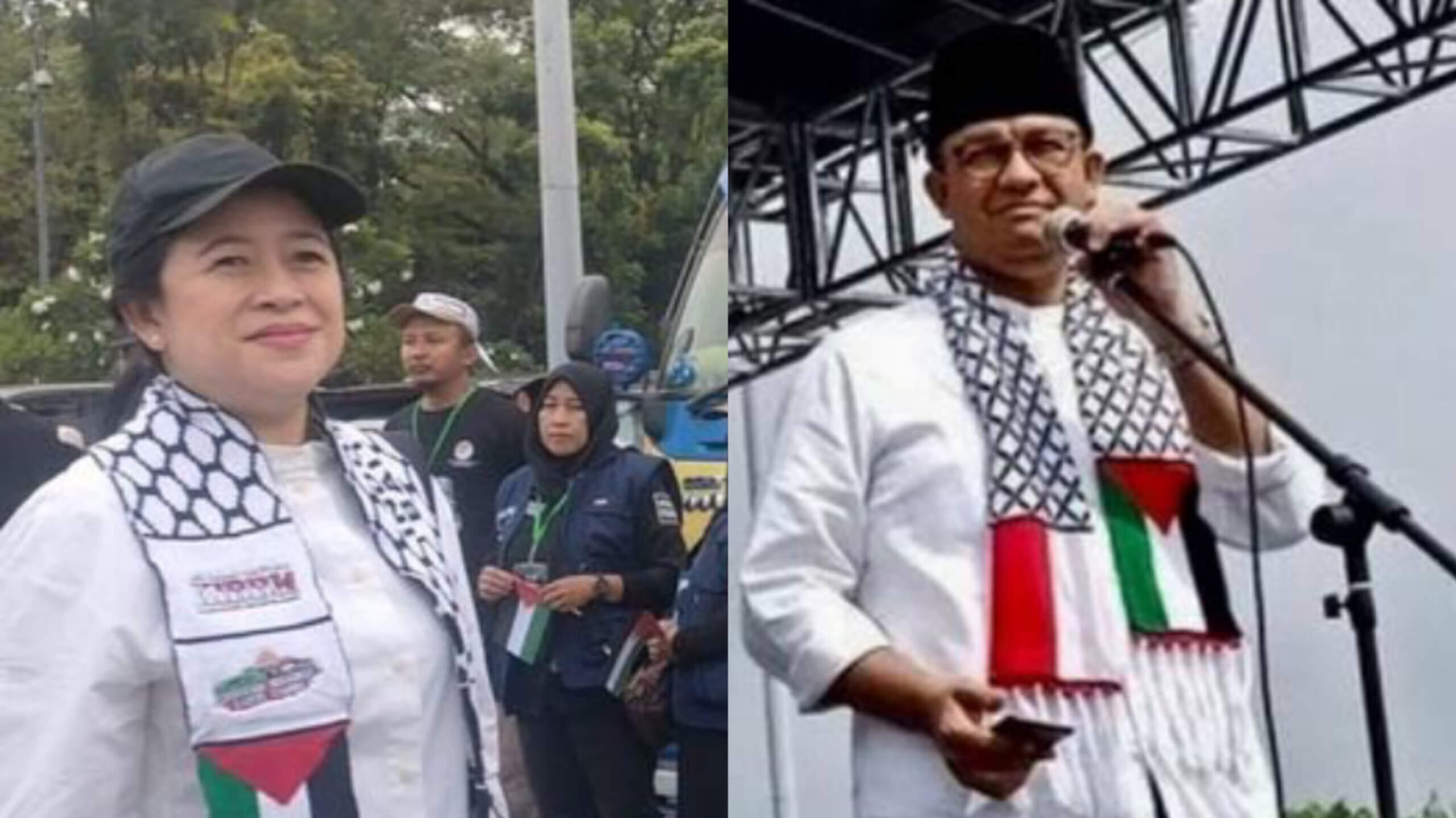 Anies Baswedan dan Puan Maharani