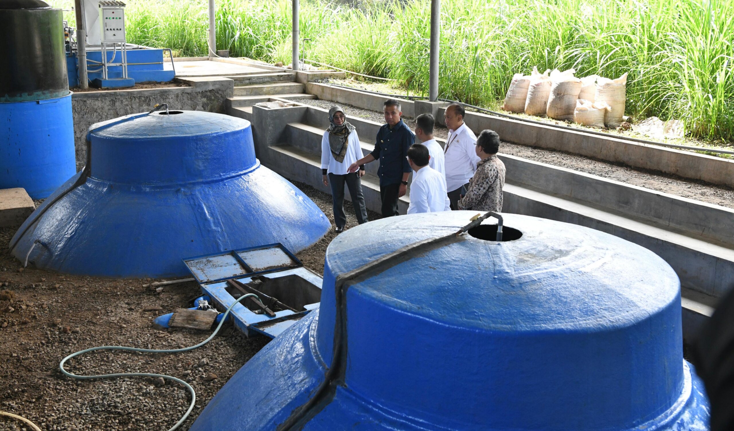 Peresmian PLTS - Biogas