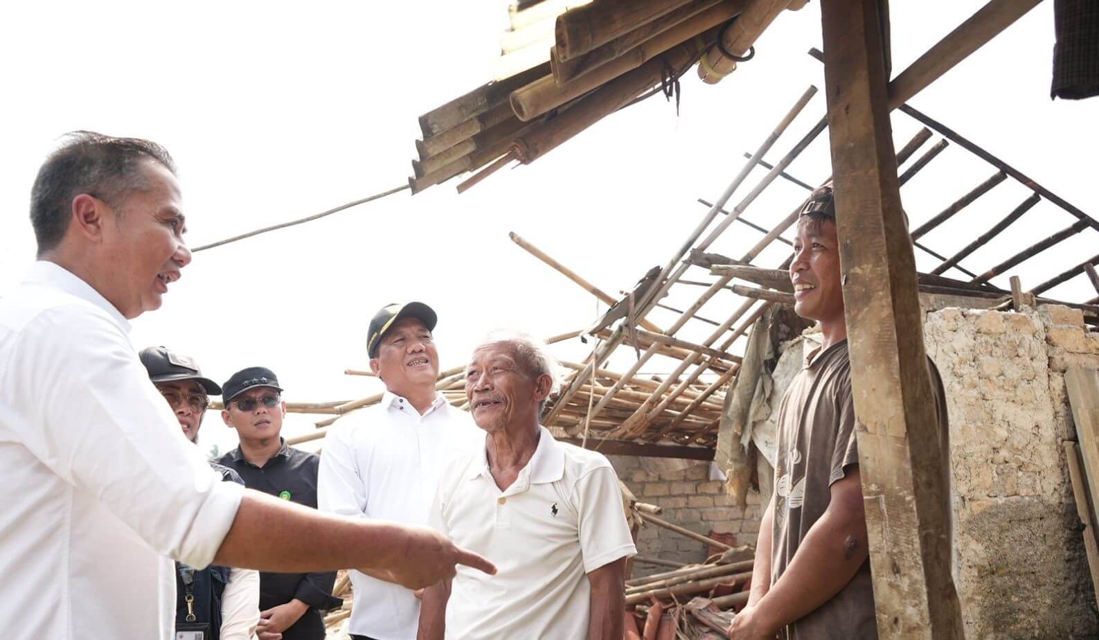 Rumah korban bencana puting beliung